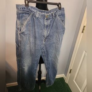 Real Work Wear Size 38×30 Dark Wash Jeans